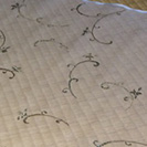 国産正絹本金手刺繍竹屋町裂　長唐草紋